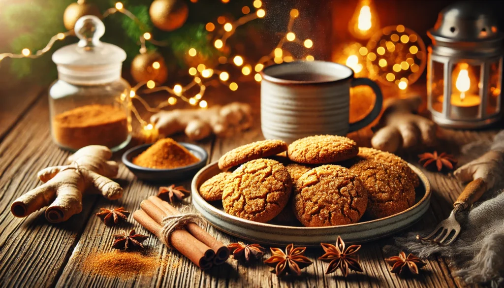 Crunchy Ginger Cookies