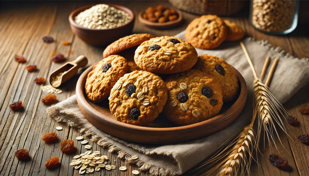 Salt-Free Oatmeal Raisin Cookies