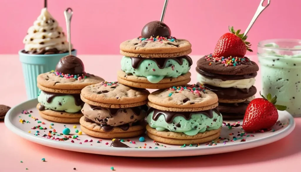 Ice Cream Cookie Sandwiches